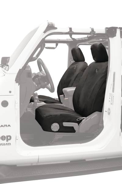 Seat Covers - Jeep '20-26 Gladiator / '18-2026 Wrangler JL 4-Door; Front (Black Diamond) | 29290-35 - Image 1