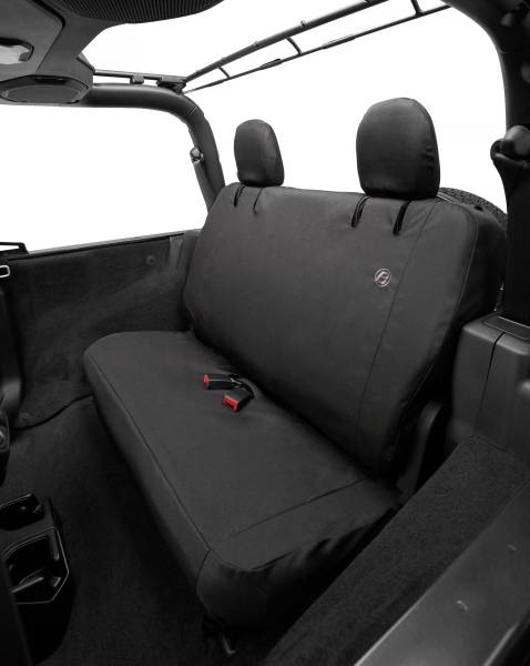 Seat Covers - Jeep '18-2023 Wrangler JL 2-Door; Rear (Black Diamond) | 29292-35 - Image 1