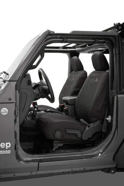 Seat Covers - Jeep '18-26 Wrangler JL 2-Door; Front (Black Diamond) | 29293-35 - Image 1