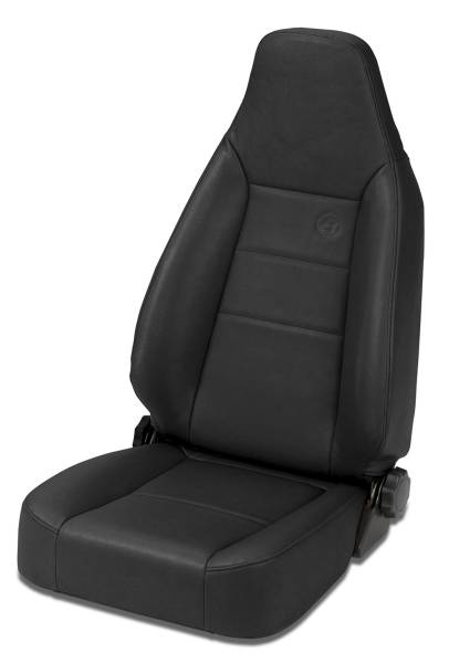 Bestop - Trailmax II Sport Seat - Jeep '76-86 CJ7 / 87-95 Wrangler YJ / 97-06 Wrangler TJ; Front (All Vinyl; Black Crush) | 39434-01 - Image 1