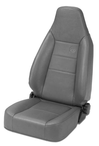 Bestop - Trailmax II Sport Seat - Jeep '76-86 CJ7 / 87-95 Wrangler YJ / 97-06 Wrangler TJ; Front (All Vinyl; Charcoal/Gray) | 39434-09 - Image 1