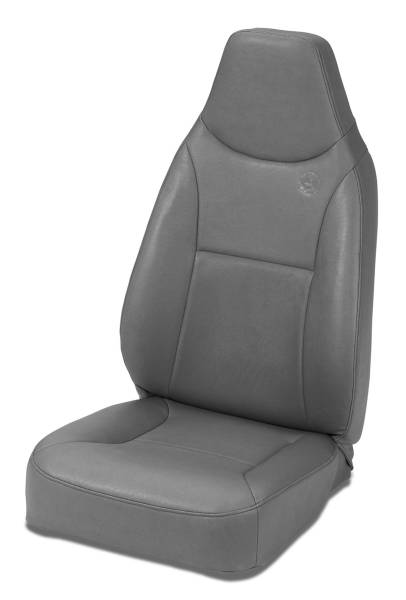 Bestop - Trailmax II Standard Seat - Jeep '76-86 CJ7 / 87-95 Wrangler YJ / 97-06 Wrangler TJ; Front (All Vinyl; Charcoal/Gray) | 39436-09 - Image 1