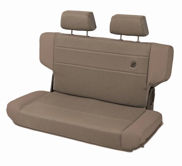 Trailmax II Fold-N-Tumble Seat - Jeep '97-06 Wrangler TJ; Rear (Center Fabric Insert; Spice) | 39439-37 - Image 1
