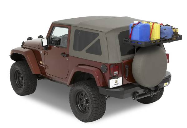 HighRock 4x4 Tailgate Rack Bracket Kit - Jeep '07-18 Wrangler JK; For HighRock Tray 41444 | 41412-01 - Image 1