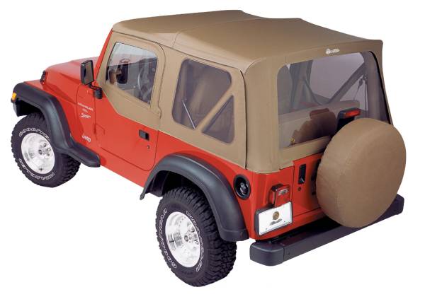 Bestop - Replace-A-Top For OEM - Jeep '97-02 Wrangler TJ (Spice; Clear Windows; Door Skins Included) | 51121-37 - Image 1