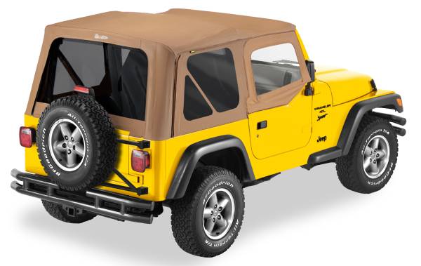 Bestop - Replace-A-Top For OEM - Jeep '97-02 Wrangler TJ (Spice; Tinted Windows; Door Skins Included) | 51124-37 - Image 1
