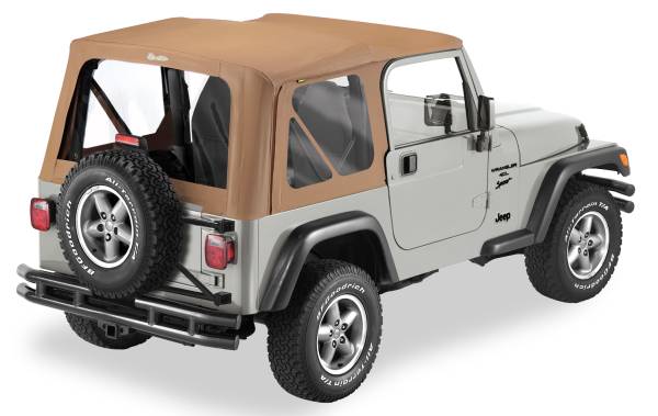 Bestop - Replace-A-Top For OEM - Jeep '97-02 Wrangler TJ (Spice; Clear Windows; No Door Skins Included) | 51127-37 - Image 1