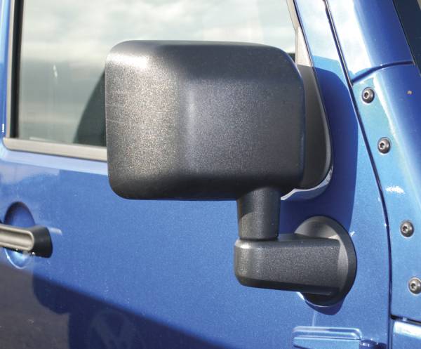 Door Mirror Set - Jeep '07-18 Wrangler JK (Black; ABS Composite; Not Powered) | 51260-01 - Image 1