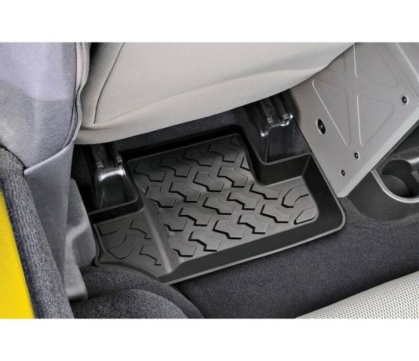 Bestop - Floor Mats - Jeep '07-10 Wrangler JK 2-Door; Rear (Black) | 51502-01 - Image 1