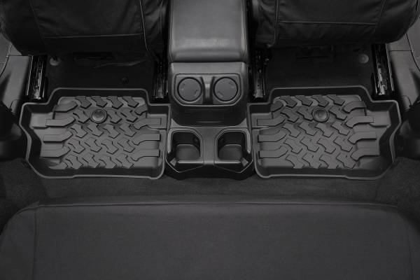 Bestop - Floor Mats - Jeep '18-26 Wrangler JL 2-Door; Rear (Black) | 51516-01 - Image 1
