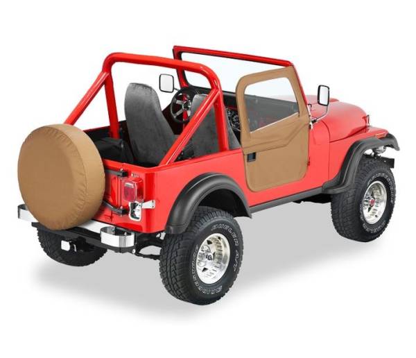 Full Fabric Doors - Jeep '76-86 CJ7 (Spice) | 51778-37 - Image 1