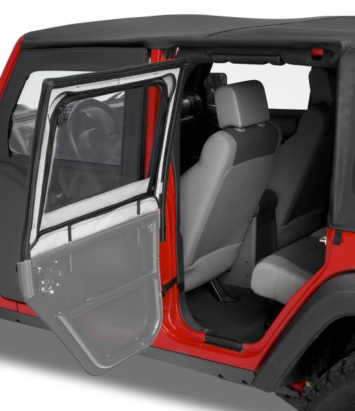 Element Upper Doors - Jeep '97-06 Wrangler TJ (Black Diamond) | 51793-35 - Image 1