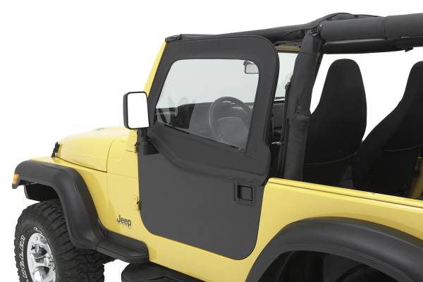 Element Upper Doors - Jeep '80-86 CJ7 / '87-95 Wrangler YJ (Black Denim) | 51795-15 - Image 1