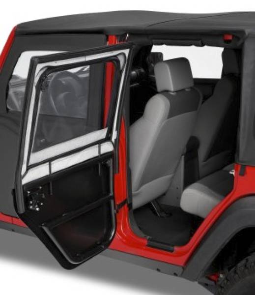 Element Upper Doors - Jeep '07-18 Wrangler JK 4-Door (Rear Doors; Black Diamond) | 51806-35 - Image 1
