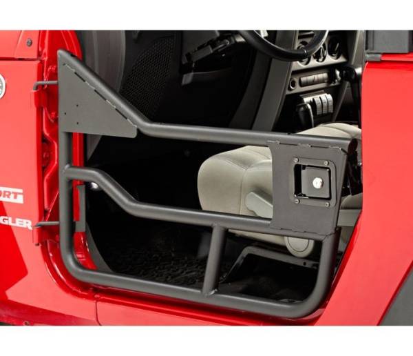 Element Doors - Jeep '07-18 Wrangler JK (Front Doors; Matte Black) | 51826-01 - Image 1