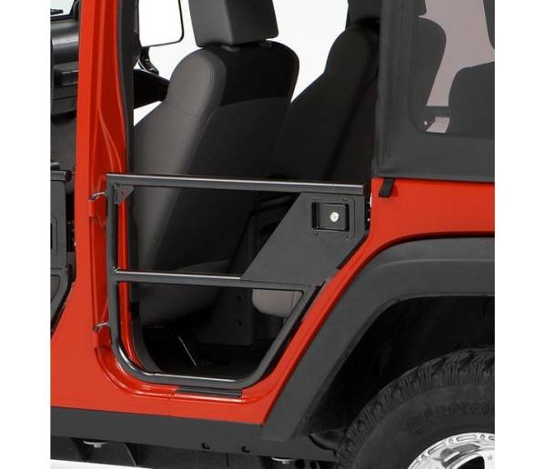 Element Doors - Jeep '07-18 Wrangler JK 4-Door (Rear Doors; Matte Black) | 51827-01 - Image 1