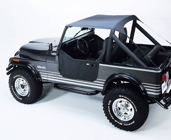 Traditional Bikini - Jeep '76-86 CJ7 / '81-85 Scrambler CJ8 / '87-91 Wrangler YJ (Charcoal / Gray) | 52508-09 - Image 1