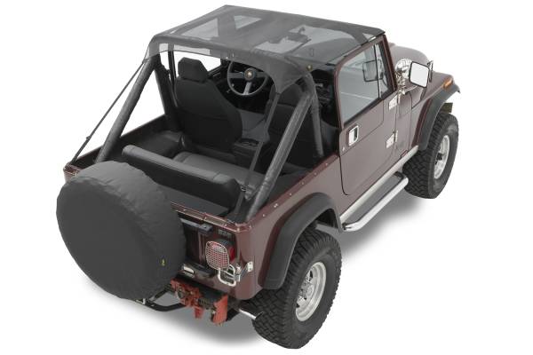 Traditional Bikini - Jeep '76-86 CJ7 / '81-85 Scrambler CJ8 / '87-91 Wrangler YJ (Mesh) | 52508-11 - Image 1