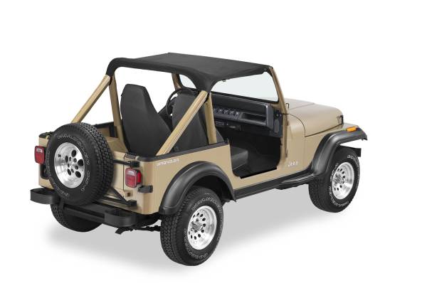 Strapless Targa Bikini - Jeep '92-95 Wrangler YJ (Black Denim) | 52519-15 - Image 1