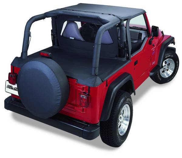 Header Targa Bikini - Jeep '03-06 Wrangler TJ (Black Diamond) | 52528-35 - Image 1