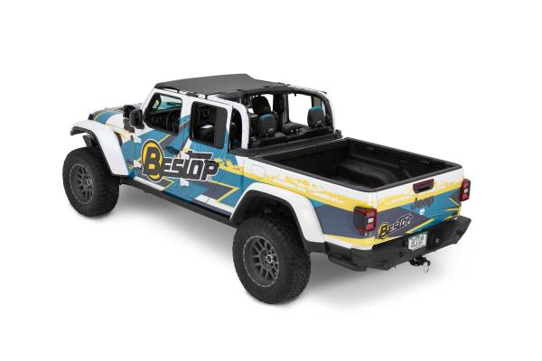 Header Targa Bikini - '20-26 Gladiator / '18-26 Wrangler JL (Black Diamond) | 52606-35 - Image 1