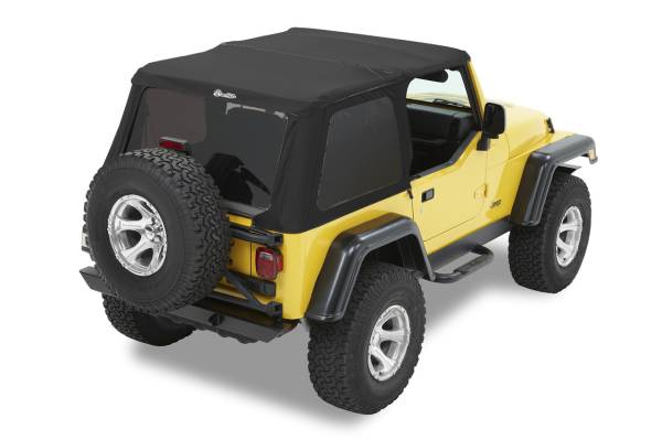 Bestop - Replace-A-Top For Trektop - Jeep '97-06 Wrangler TJ Exc. Unlimited (Black Diamond; Tinted Windows; No Door Skins Included) | 52820-35 - Image 1