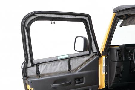 Fabric Door Skins - Jeep '97-06 Wrangler TJ (Black Diamond) | 53121-35 - Image 1