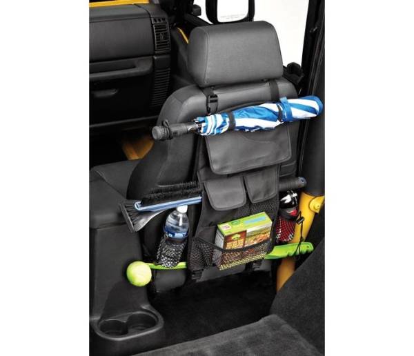 Bestop - RoughRider Seat Back Organizer - Jeep '87-95 Wrangler YJ / '97-06 TJ / '07-18 JK / '18-22 JL | 54132-35 - Image 1