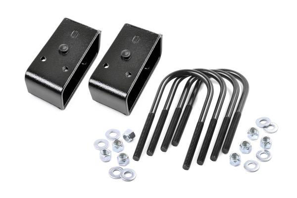 Rough Country - Rough Country - 2 Inch Block & U-Bolt Kit - Ford F-250 Super Duty 2WD/4WD (2005-2010) | 6557 - Image 1