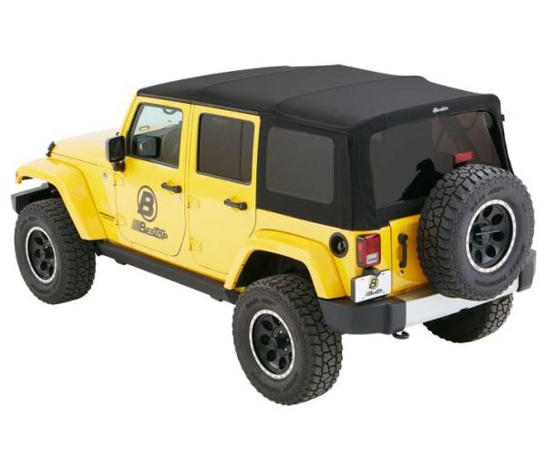 Supertop - Jeep '07-18 Wrangler JK 4-Door (Premium Black Twill) | 54823-17 - Image 1