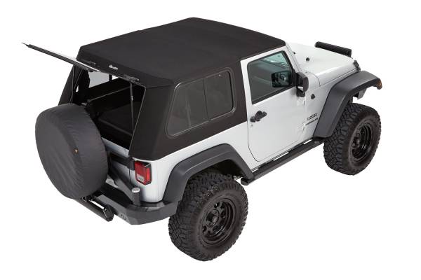 Trektop Pro - Jeep '07-18 Wrangler JK 2-Door (Premium Black Twill) | 54862-17 - Image 1