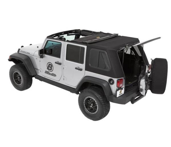 Trektop Pro - Jeep '07-18 Wrangler JK 4-Door (Premium Black Twill) | 54863-17 - Image 1
