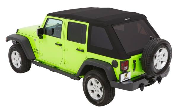 Bestop - Trektop Glide - Jeep '07-18 Wrangler JK 4-Door (Black Diamond) | 54923-35 - Image 1