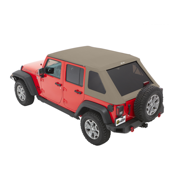Trektop Glide - Jeep '07-18 Wrangler JK 4-Door (Pebble Beige) | 54923-74 - Image 1