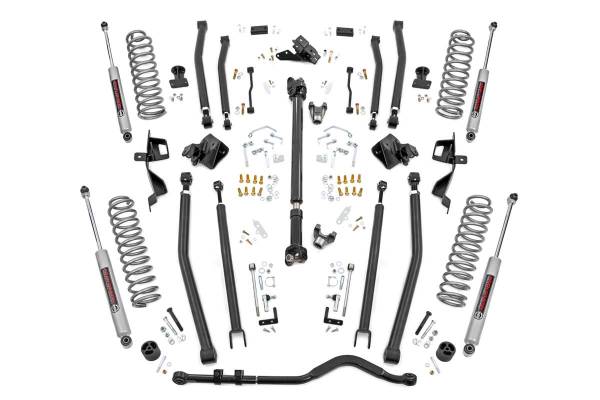 Rough Country - 6 Inch Lift Kit - Long Arm - Jeep Wrangler Unlimited 4WD (2018-2023) | 66030 - Image 1
