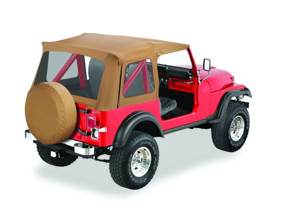 Supertop Classic Skin - Jeep '76-86 CJ7 / '87-95 Wrangler YJ (Spice; Clear Windows) | 55799-37 - Image 1