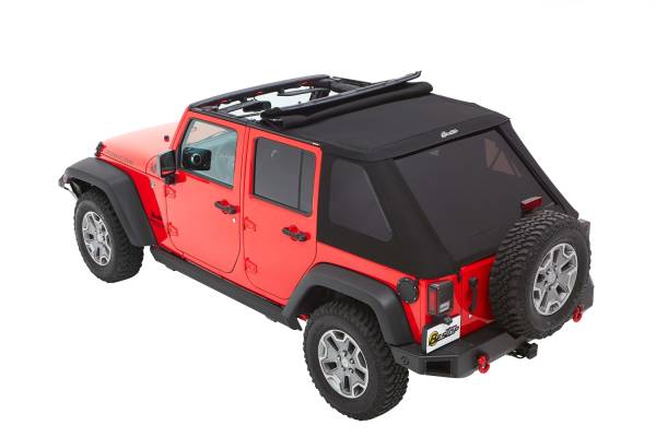 Trektop - Jeep '07-18 Wrangler JK 4-Door (Premium Black Twill) | 56853-17 - Image 1