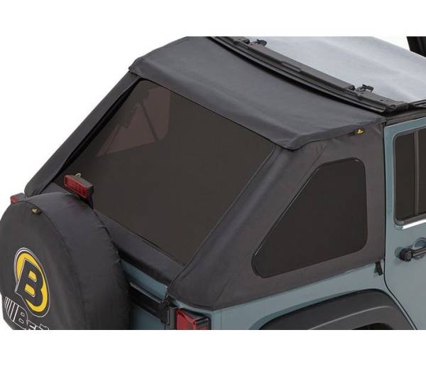 Bestop - Window Set - Jeep '07-18 Wrangler JK 4-Door (Black Diamond) | 58223-35 - Image 1