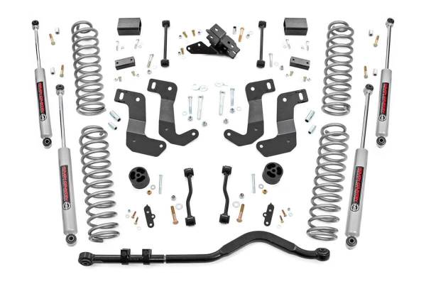 Rough Country - Rough Country - 3.5 Inch Lift Kit - C/A Drop - 4-Door - Jeep Wrangler Unlimited 4WD (18-23) | 66830 - Image 1