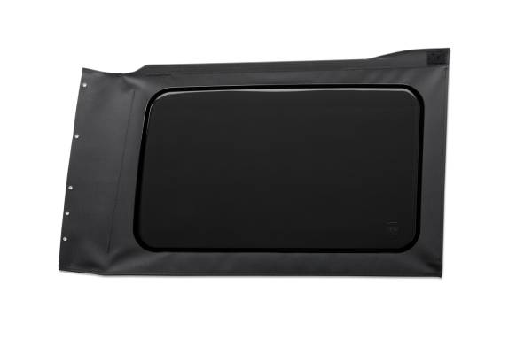 Bestop - OE JL Replacement Windows - Jeep 2018-26 Wrangler JL (Quarter Right Hand; 4-Door; Black Vinyl; Tinted) | 58302-35 - Image 1