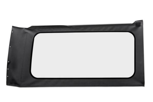 Bestop - OE JL Replacement Windows - Jeep 2018-26 Wrangler JL (Quarter Right Hand; 2-Door; Black Vinyl; Clear) | 58304-35 - Image 1