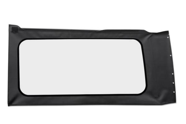 Bestop - OE JL Replacement Windows - Jeep 2018-26 Wrangler JL (Quarter Left Hand; 2-Door; Black Vinyl; Clear) | 58305-35 - Image 1
