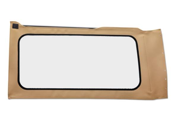 Bestop - OE JL Replacement Windows - Jeep 2018-26 Wrangler JL (Quarter Left Hand; 2-Door; Tan Twill; Clear) | 58305-71 - Image 1