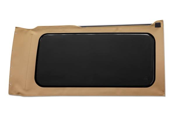 Bestop - OE JL Replacement Windows - Jeep 2018-26 Wrangler JL (Quarter Right Hand; 2-Door; Tan Twill; Tinted) | 58306-71 - Image 1