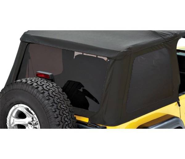 Bestop - Window Set - Jeep '97-06 Wrangler TJ Exc. Unlimited (Trektop, Premium Black Twill) | 58420-17 - Image 1