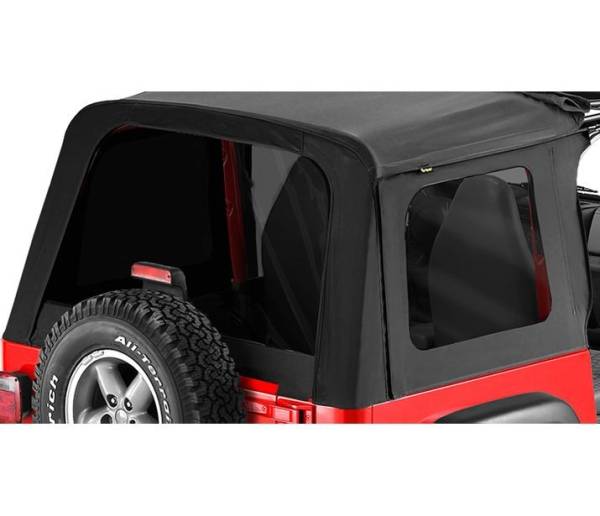 Bestop - Window Set - Jeep '97-06 Wrangler TJ Exc. Unlimited (Sunrider, Black Denim) | 58699-15 - Image 1