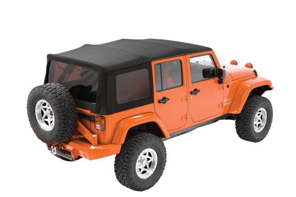 Replace-A-Top OE Exact (OEX) for OEM - Jeep '10-18 Wrangler JK 4-Door (Black Diamond Sailcloth; Tinted Windows; No Door Skins Included) | 79349-35 - Image 1
