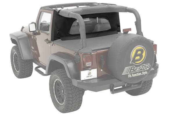 Wrap-Around Windjammer - Jeep '97-02 Wrangler TJ (Black Denim) | 80033-15 - Image 1