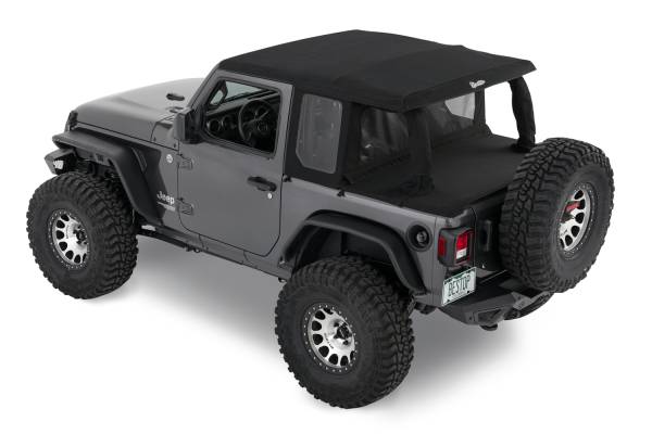 Halftop Conversion Kit - Jeep '18-26 Wrangler JL 2-Door (Premium Black Twill) | 80101-17 - Image 1