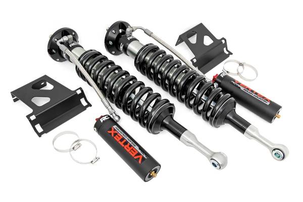 Rough Country - Rough Country - Vertex 2.5 Adjustable Coilovers - Front - 3.5 in. - Toyota Tundra 4WD (07-21) | 689034 - Image 1
